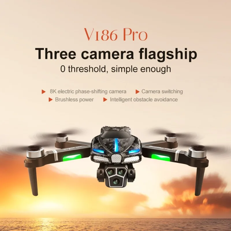 Fpv Drone Charger - 새로운 V186 프로 드론 전문 브러시리스