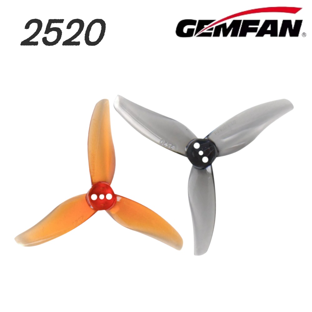 Fpv Drone Motor - 4쌍의 Gemfan 허리케인 2520 2.5X2X3 3-블레이드