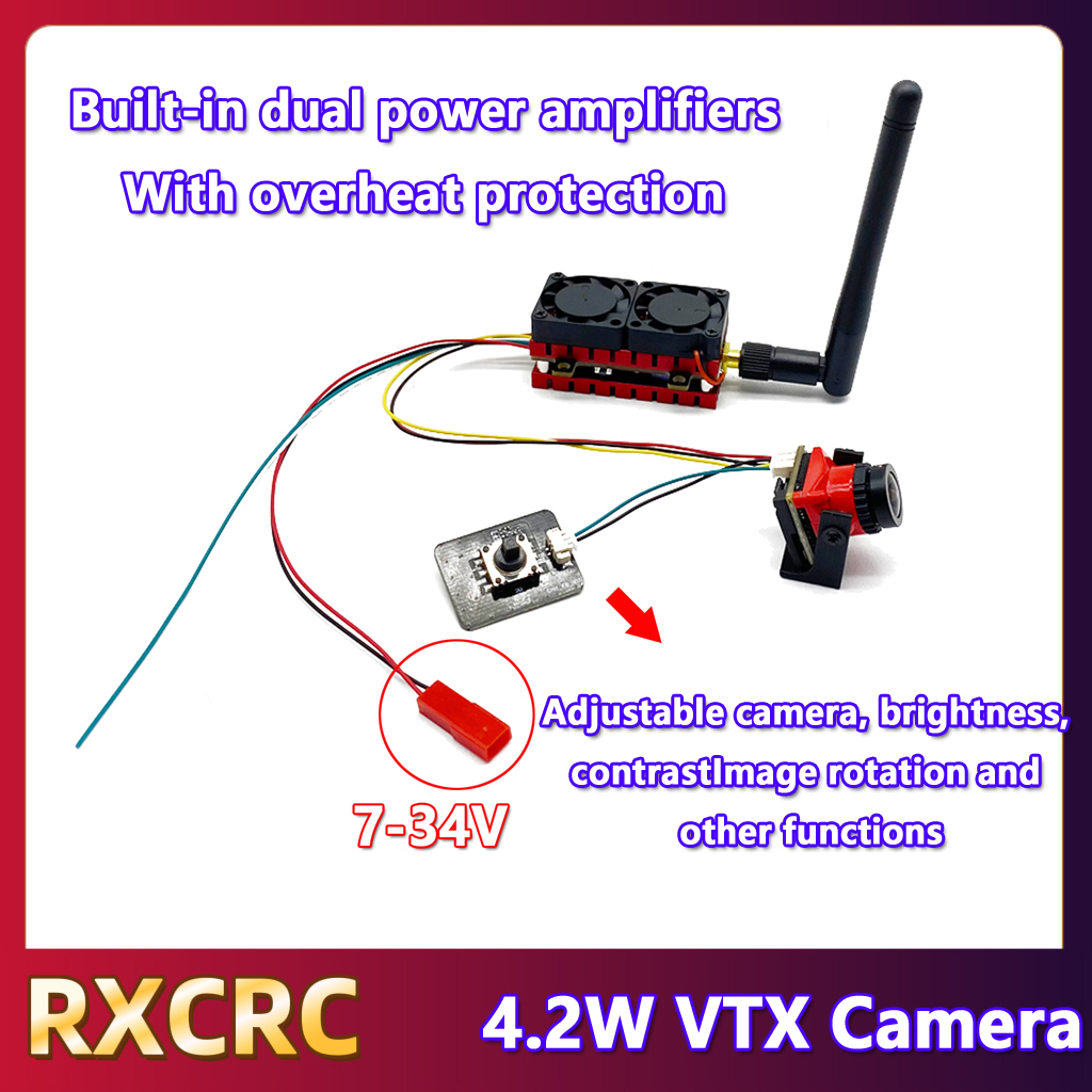 RXCRC 5.8G 48CH 4.2W 고출력 VTX 송 - Fpv Drone Frame 리뷰 및 가격